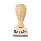 1 Stück Textstempel Lagerstempel Bezahlt