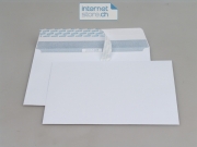 Couvert / Kuvert B5 Haftklebe ohne Fenster weiss 120g/m2...