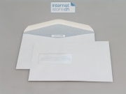 Couvert / Kuvert C5 gummiert / Nassklebe Fenster links...