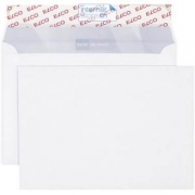Couvert / Kuvert B6 Haftklebe ohne Fenster weiss 100g/m2...