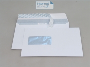 1\'000 Couvert / Kuvert B5 Haftklebe Fenster links...