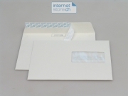 1\'000 Couvert / Kuvert C5 Haftklebe Fenster rechts...