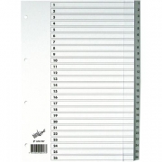 1 St&uuml;ck  Zahlen-Register B&uuml;roLine...