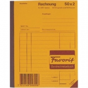 1 Block  FAVORIT - Durchschreibeb&uuml;cher...