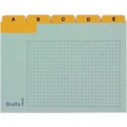 1 Satz  BIELLA - Leitkarten-Register A-Z Oeko Alphabet A6...