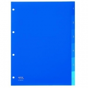 1 St&uuml;ck  Zahlen-Register Vista Index blau A4 1-6