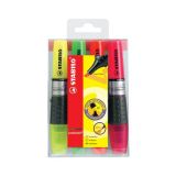 1 Etui &agrave; 4 STABILO - Textmarker Stabilo...