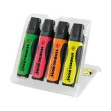 1 Etui &agrave; 4 STABILO - Textmarker STABILO Boss...