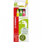 1 Etui &agrave; 3 STABILO - Textmarker STABILO FSC...
