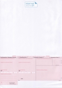 1\'000 Einzahlungsscheine A4 rot Post geboxt 105 90g...
