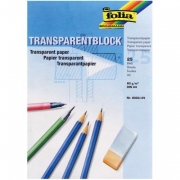 1 Block Block Transparente-Zeichenpapiere Folia...