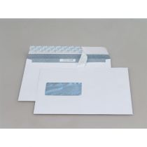 Couvert / Kuvert C5 Haftklebe Fenster links DIN weiss...