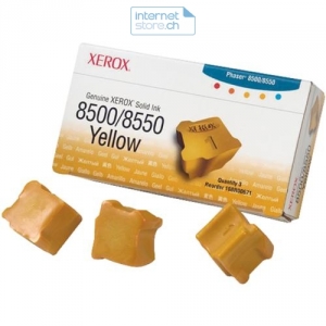 1 Karton � 3 XEROX XEROX Color Stix yellow