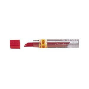 1 Dose  PENTEL - Minen Pentel Minen 0,7 mm rot