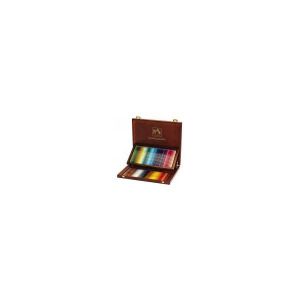 1 Holzkoffer CARAN D\'ACHE - Farbstifte Supracolor Artist 120 sort.