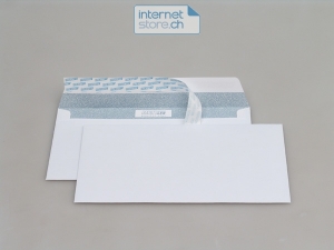 Couvert / Kuvert C 5/6 Haftklebe ohne Fenster weiss 100g/m2 (500...