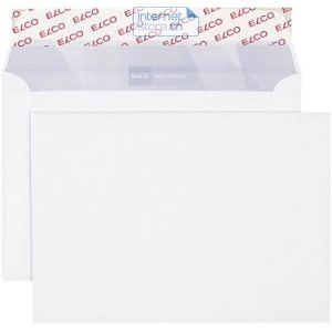 Couvert / Kuvert B6 Haftklebe ohne Fenster weiss 100g/m2 (1000 St�ck)