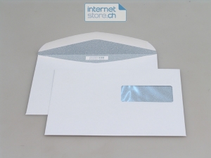 1\'000 Couvert / Kuvert C5 gummiert / Nassklebe Fenster rechts Neue Norm...
