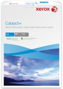 750 Blatt Papier Xerox  Kopierpapier COLOTECH + A4 weiss 280g/m2