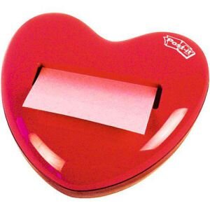 Kennen Sie schon Post-it Z-Notes? - Z-Notes Haftklebezettel im Herzform Dispenser