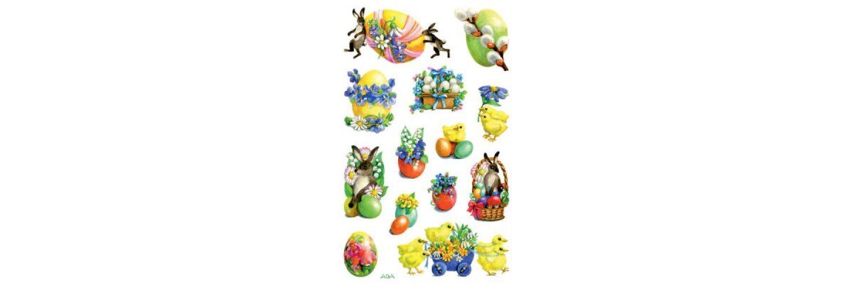 Sticker vom Osterhasen - Z-Design Sticker Ostern