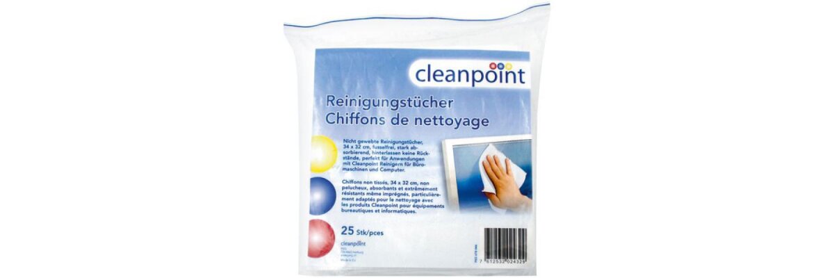 Damit Ihr Computer wieder klar sieht - Cleanpoint Safecloths Computer Reinigungstücher