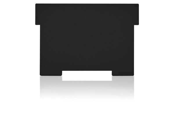 STYRO Schwenkplatte A6 30-631.90 PP recycling, schwarz 2 Stück
