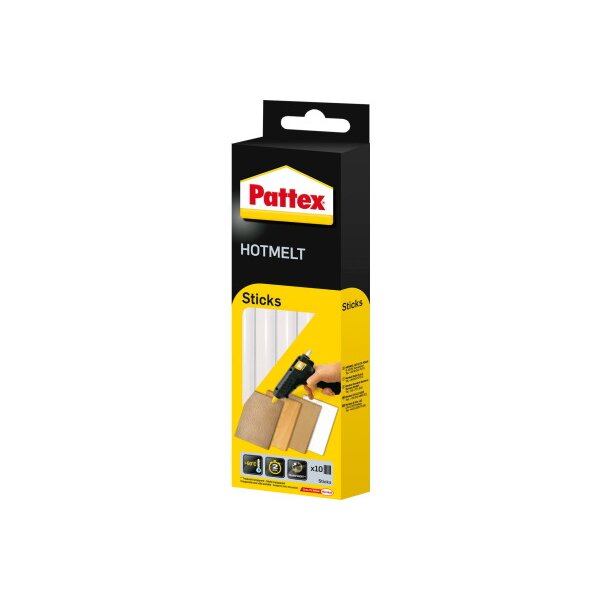PATTEX Heissklebesticks 10 ST PTK6 transp.,rund, L&auml;nge 200 mm