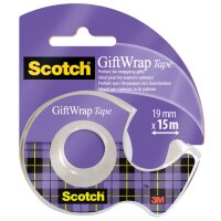 Scotch Ruban adhésif pour cadeau GiftWrap Tape,...