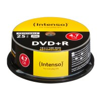 INTENSO DVD+R Cake Box 4.7GB 4811154 16X print. 25 PCS