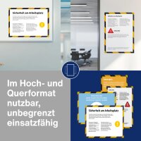 magnetoplan Cadre magnétique magnetofix SAFETY, A3