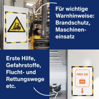 magnetoplan Cadre magnétique magnetofix SAFETY, A3