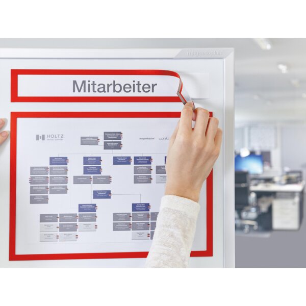 magnetoplan Cadre daffichage magnétique magnetofix TOPSIGN