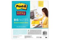 POST-IT Super Sticky Big Notes BN11-EU jaune, 30 feuilles...