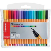 STABILO Feutre à pointe fine point 88 mini, étui plastique