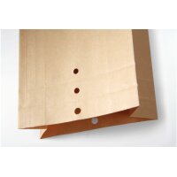 FLEXIPAK Faltenbeutel Kraftpapier 2FHMFB00001 braun,...