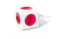 POWERCUBE Socket extend red 66.7790RD 5xT.13,1.5m cable
