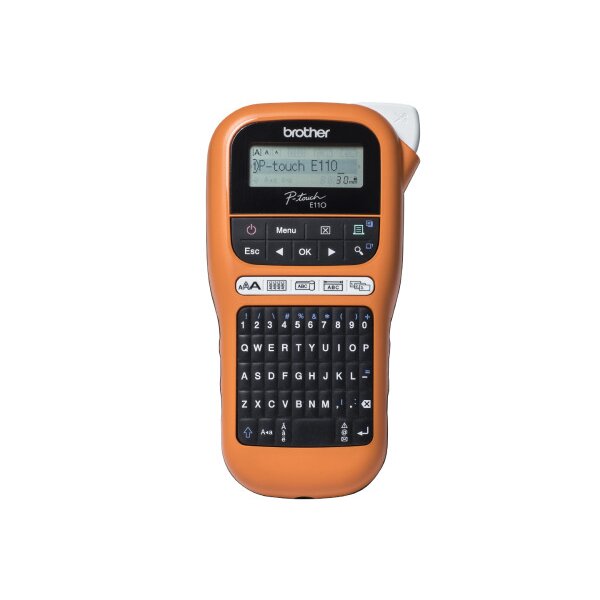 PTOUCH Gerät inkl. PT-E110VP Koffer, Adapter und Band