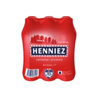 HENNIEZ rouge, gazéifié 7910100 50 cl, 6 pcs.