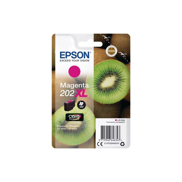 EPSON Cart. dencre 202XL magenta T02H340 XP-6000/6005 650 pages