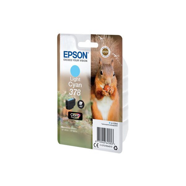 EPSON Cart. dencre 378 light cyan T378540 XP-8500/8505 360 pages