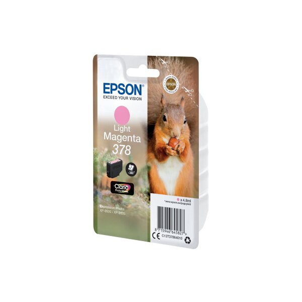 EPSON Cart. dencre 378 li.magenta T378640 XP-8500/8505 360 pages
