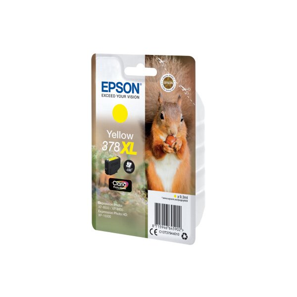 EPSON Tintenpatrone 378XL yellow T379440 XP-8500/8505/15000 830 Seiten