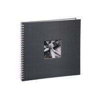HAMA Spiralalbum Fine Art 2113 360x320mm,grau 25 Blatt,...
