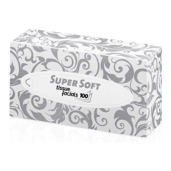 SEMYCARE Kosmetiktücher 21x20,5cm 205050 2-lagig, Box mit 100 Stk.