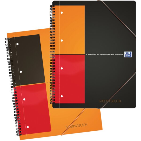 Oxford International Collegeblock "MEETINGBOOK", kariert