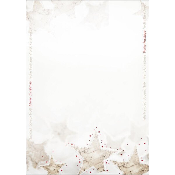 sigel Weihnachts-Motiv-Papier Christmas Timber, A4, 90 g qm