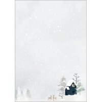 sigel Weihnachts-Motiv-Papier Christmas Timber, A4, 90 g qm