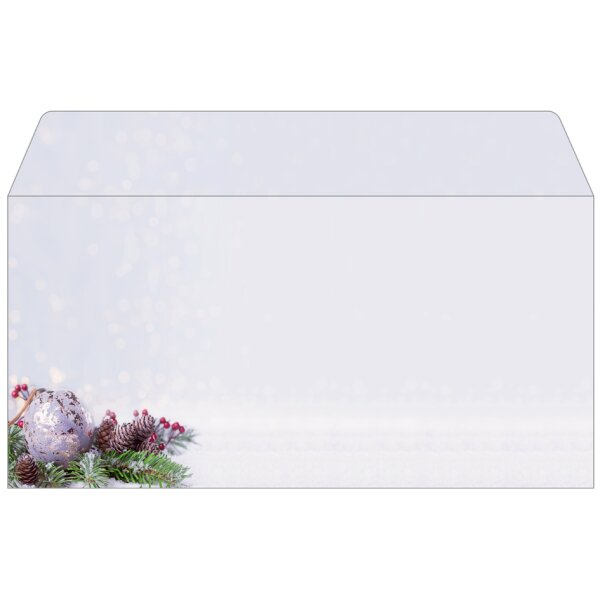 sigel Enveloppe &agrave; motif de No&euml;l Christmas Timber, 90 g/m2