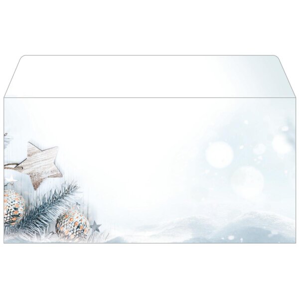 sigel Enveloppe &agrave; motif de No&euml;l Christmas Timber, 90 g/m2